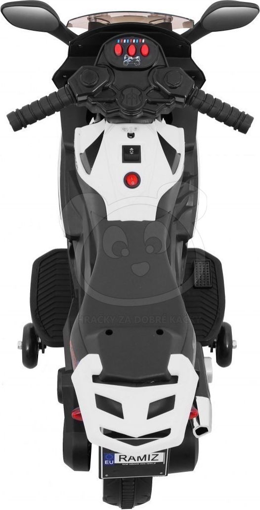 Dětská elektrická motorka SuperBike - červená - obrázek 8