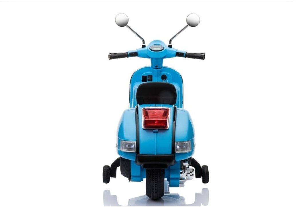 Dětská elektrická motorka Vespa - bílá - obrázek 2