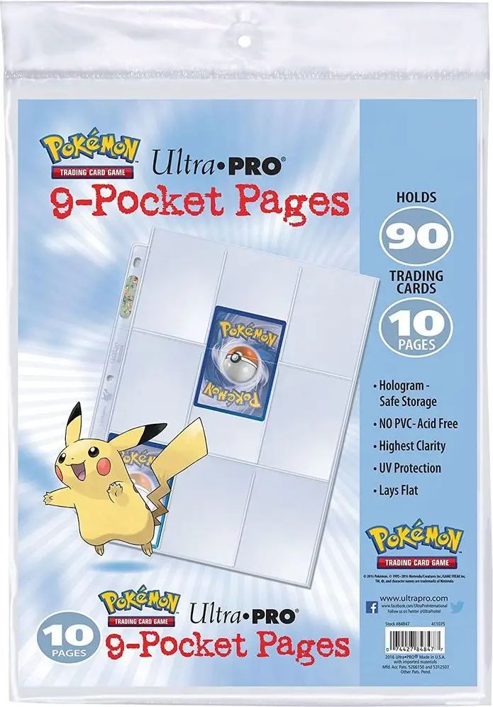 Pokémon Pokémon 9 kapsové obaly pro vaše hrací kartičky 10 stránek v balení - obrázek 1
