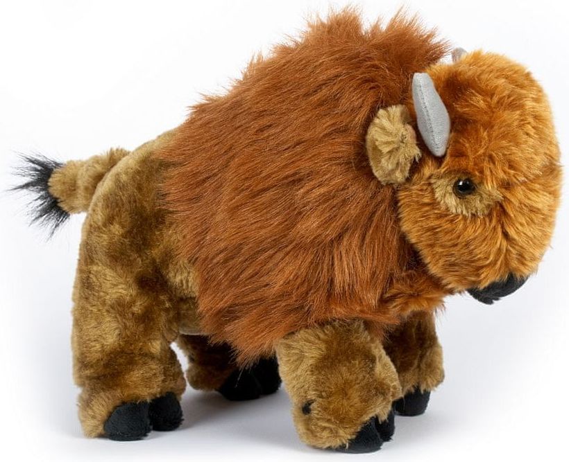 Kids World Plyšový bizon stojící 21 cm, samostatně - obrázek 1