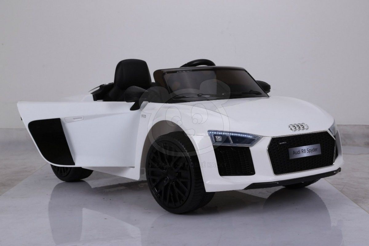 Dětské elektrické autíčko Audi R8 Spyder 2,4Ghz - černé - obrázek 3