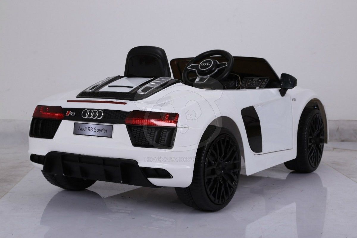 Dětské elektrické autíčko Audi R8 Spyder 2,4Ghz - černé - obrázek 7