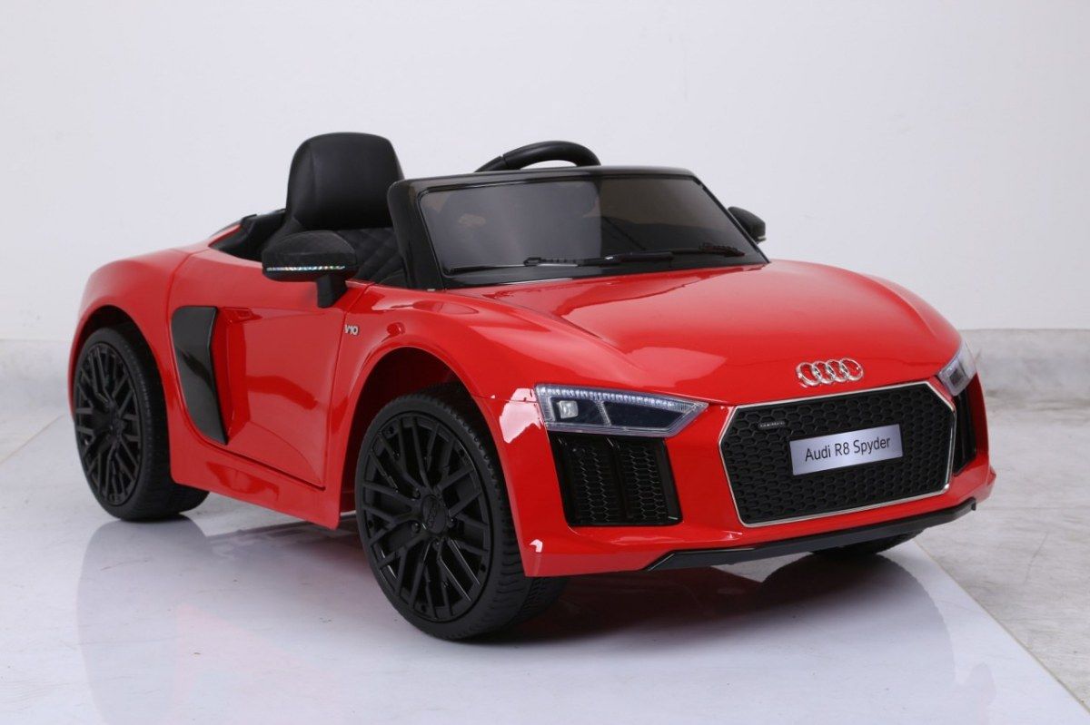 Dětské elektrické autíčko Audi R8 Spyder 2,4Ghz Lak - červené - obrázek 1