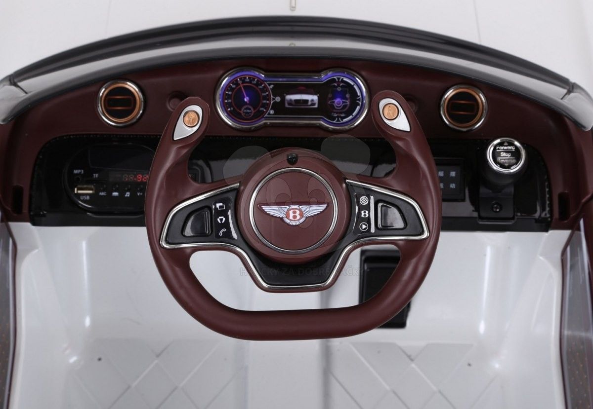 Dětské elektrické autíčko Bentley EXP12 - bílé - obrázek 8