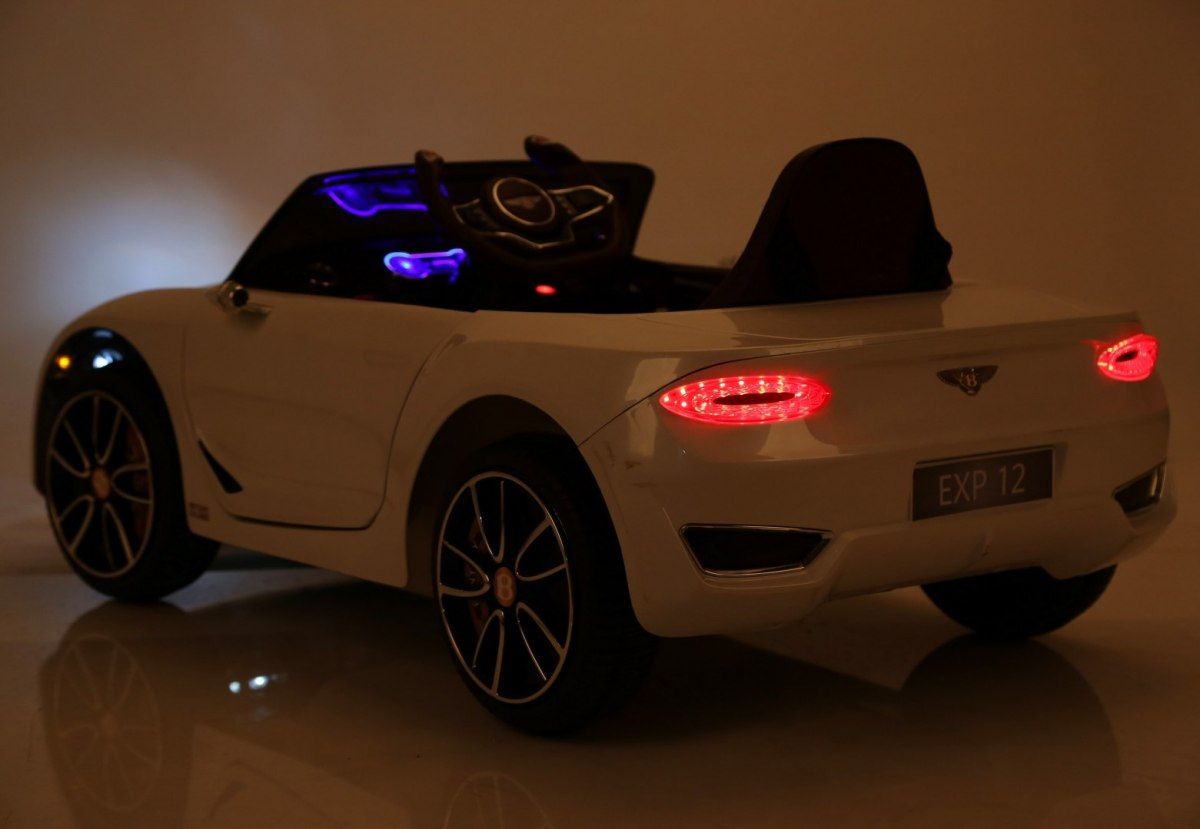 Dětské elektrické autíčko Bentley EXP12 - bílé - obrázek 12