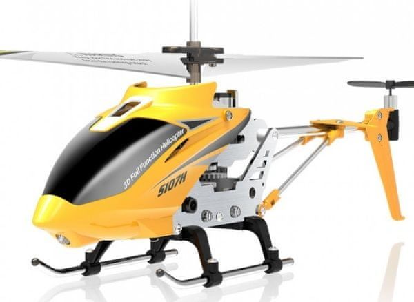 4DAVE Syma S107H Phantom - ultra odolný vrtulník s barometrem - žlutý - obrázek 1