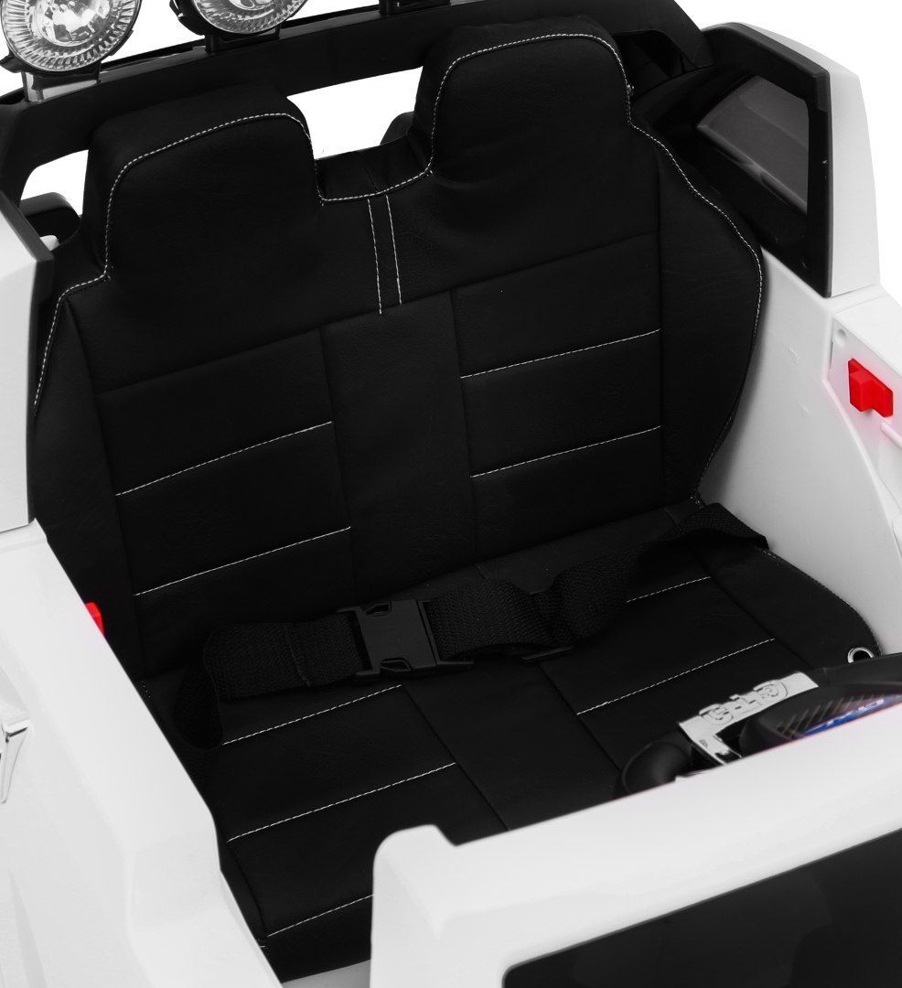 Dětské elektrické autíčko LONG - bílé - obrázek 15