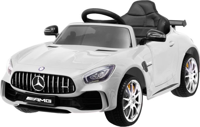 Elektrické autíčko Mercedes AMG GT R - bilé - obrázek 1