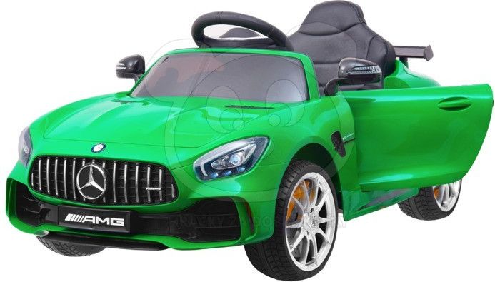 Dětské elektrické autíčko Mercedes AMG GT R - lakované zelené - obrázek 3