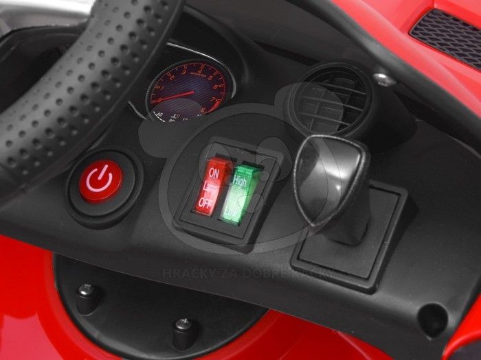 Dětské elektrické autíčko Mercedes AMG GT R - lakované zelené - obrázek 13