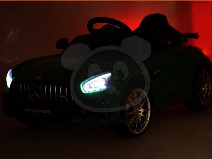 Dětské elektrické autíčko Mercedes AMG GT R - lakované zelené - obrázek 14
