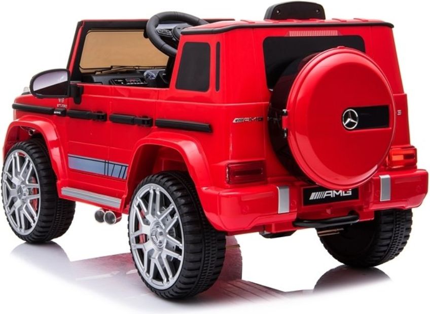Dětské elektrické autíčko Mercedes G63 AMG - bílé - obrázek 13