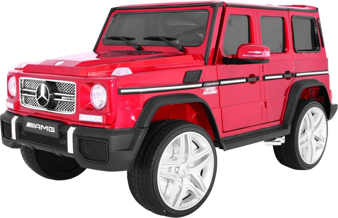 Dětské elektrické autíčko Mercedes G65, LAK - červené - obrázek 1