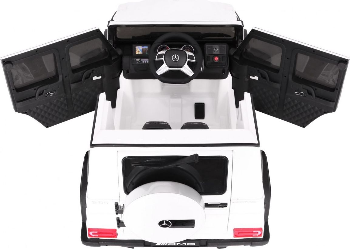 Dětské elektrické autíčko Mercedes G65, LAK - červené - obrázek 3