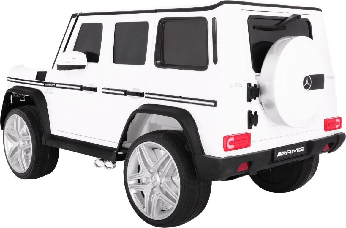 Dětské elektrické autíčko Mercedes G65, LAK - červené - obrázek 7