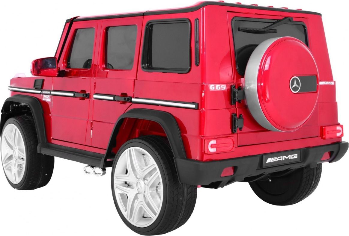 Dětské elektrické autíčko Mercedes G65, LAK - červené - obrázek 21