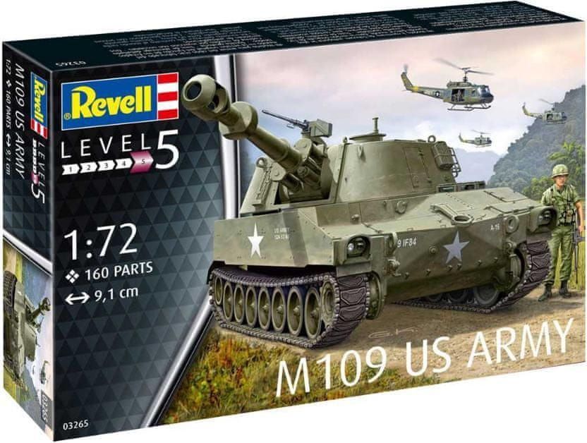 Revell Plastic ModelKit 03265 Military M109 US Army 1:72 - obrázek 1