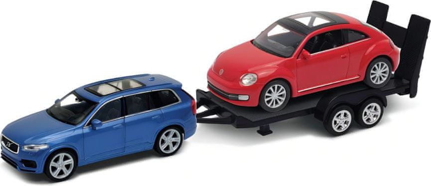 Welly Autovlek Volvo XC90 + VW The Beetle 1:34 - obrázek 1