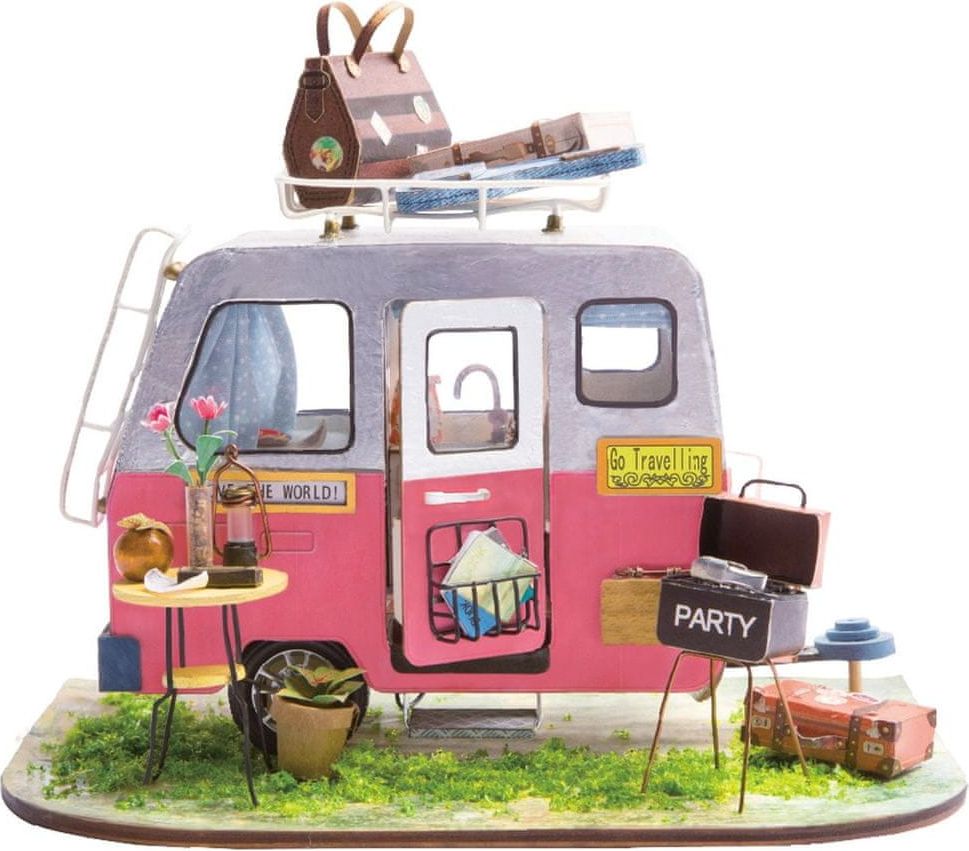 Robotime miniatura domečku Párty karavan - obrázek 1