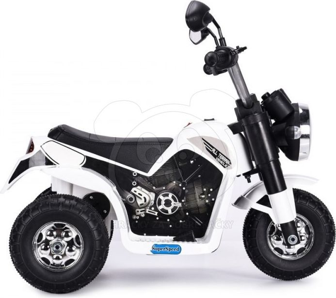 Elektrická motorka MiniBike - modrá - obrázek 5