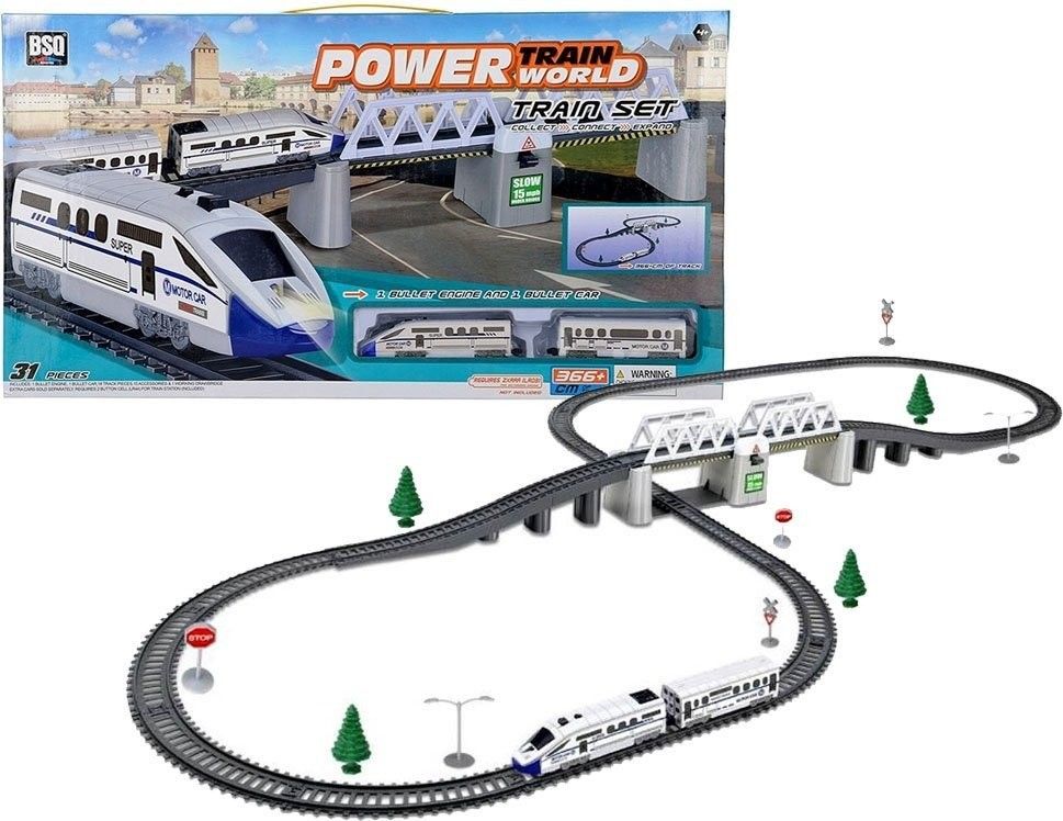 Elektrická vláčkodráha s moderním vlakem - obrázek 1