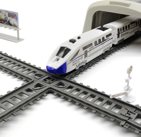 Elektrická vláčkodráha s moderním vlakem - obrázek 3