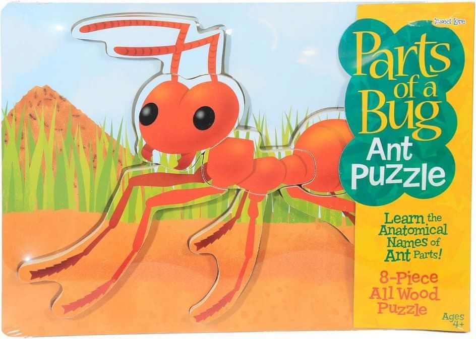 Insect Lore Dřevěné puzzle - mravenec - obrázek 1