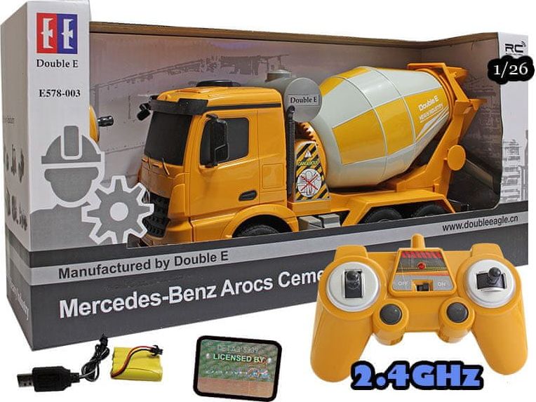 ALLTRUCKER RC model 1/26 licencovaný Mercedes truck MIX - obrázek 1