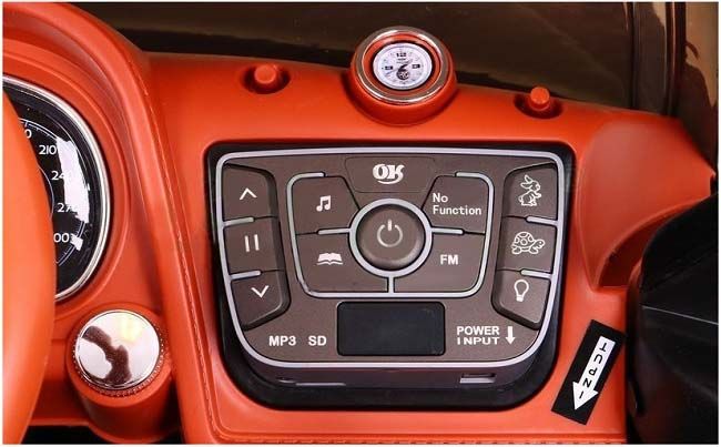 Elektrické autíčko Bentley Bentayga, 2.4GHz, kožená sedačka - bílé - obrázek 6