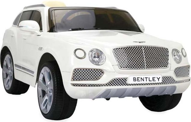 Elektrické autíčko Bentley Bentayga, 2.4GHz, kožená sedačka - bílé - obrázek 9