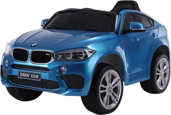 Elektrické autíčko BMW X6M - lakované modré - obrázek 1