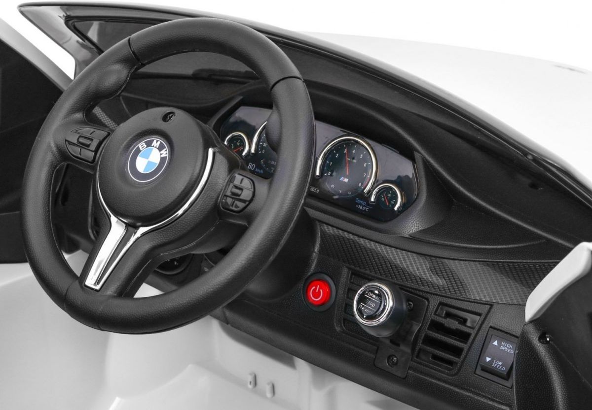 Elektrické autíčko BMW X6M - lakované modré - obrázek 22