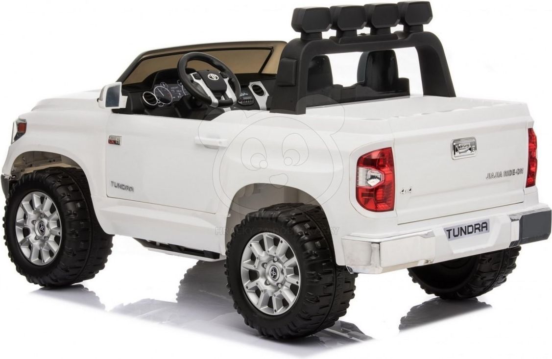 Elektrické autíčko Dvoumístná Toyota Tundra 24V XXL, 2.4GHz, EVA kola - bílá - obrázek 3