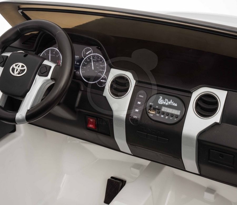 Elektrické autíčko Dvoumístná Toyota Tundra 24V XXL, 2.4GHz, EVA kola - bílá - obrázek 19