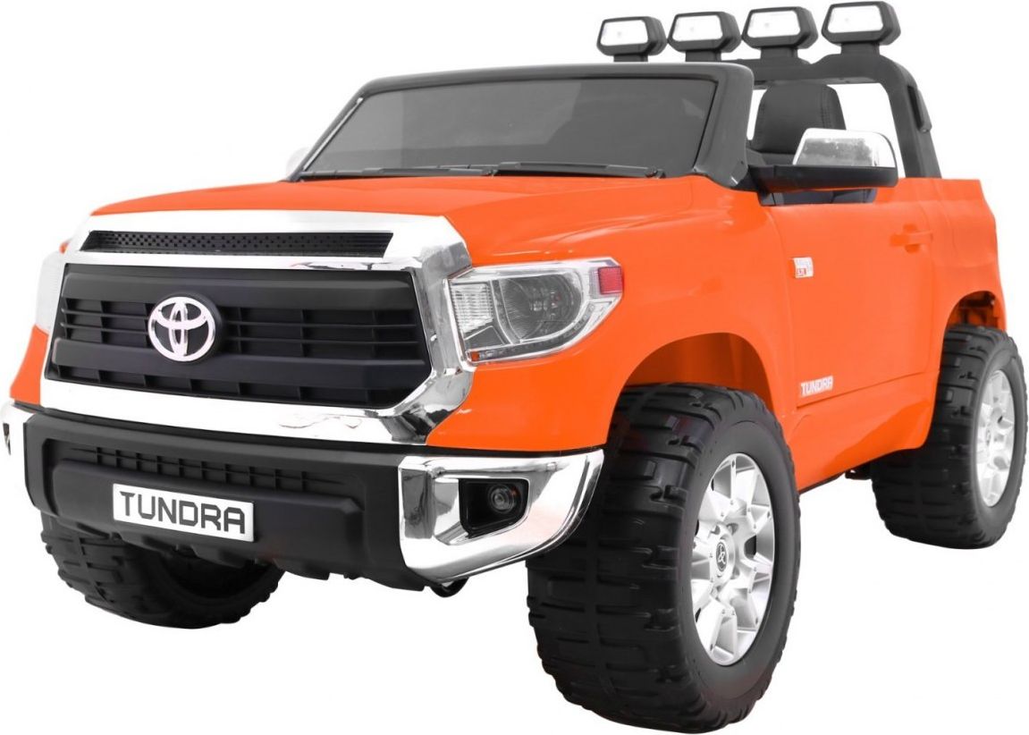 Elektrické autíčko Dvoumístná Toyota Tundra 24V XXL, 2.4GHz, EVA kola - oranžová - obrázek 1