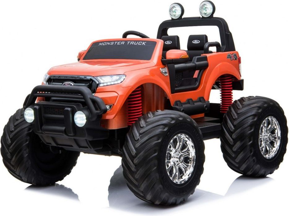 Elektrické autíčko Ford Ranger Monster Truck 4x4 - oranžové - obrázek 1