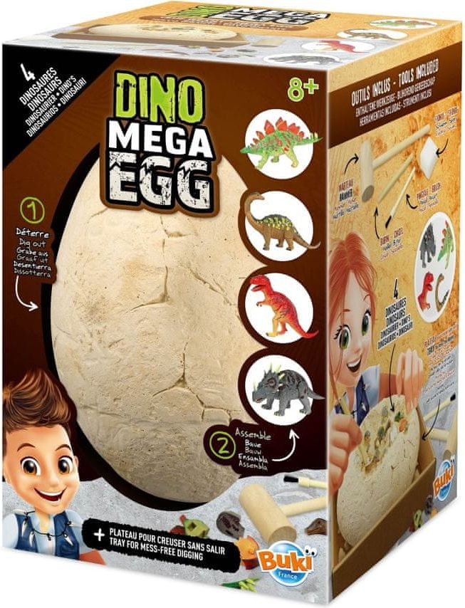 Buki France DINO MEGA EGG vykopávka dinosauří vejce - obrázek 1
