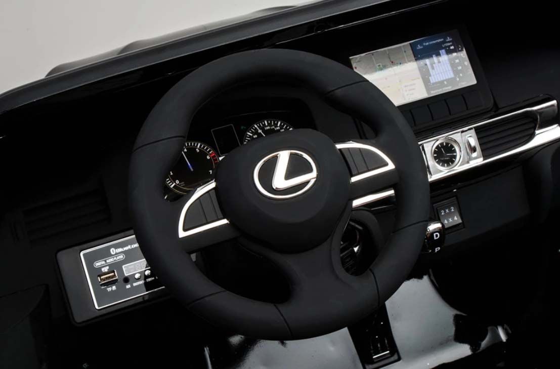 Elektrické autíčko Lexus LX570 - lakované černé - obrázek 22