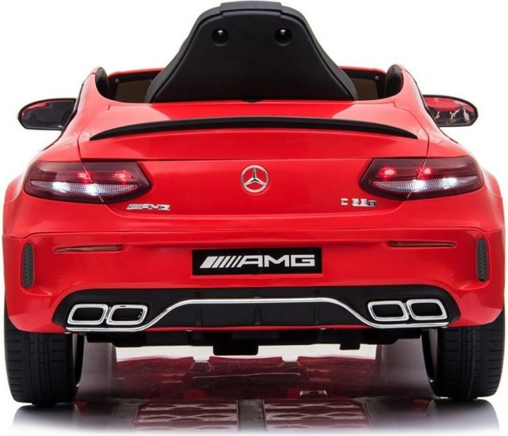 Elektrické autíčko Mercedes Benz C63 AMG - červené - obrázek 12