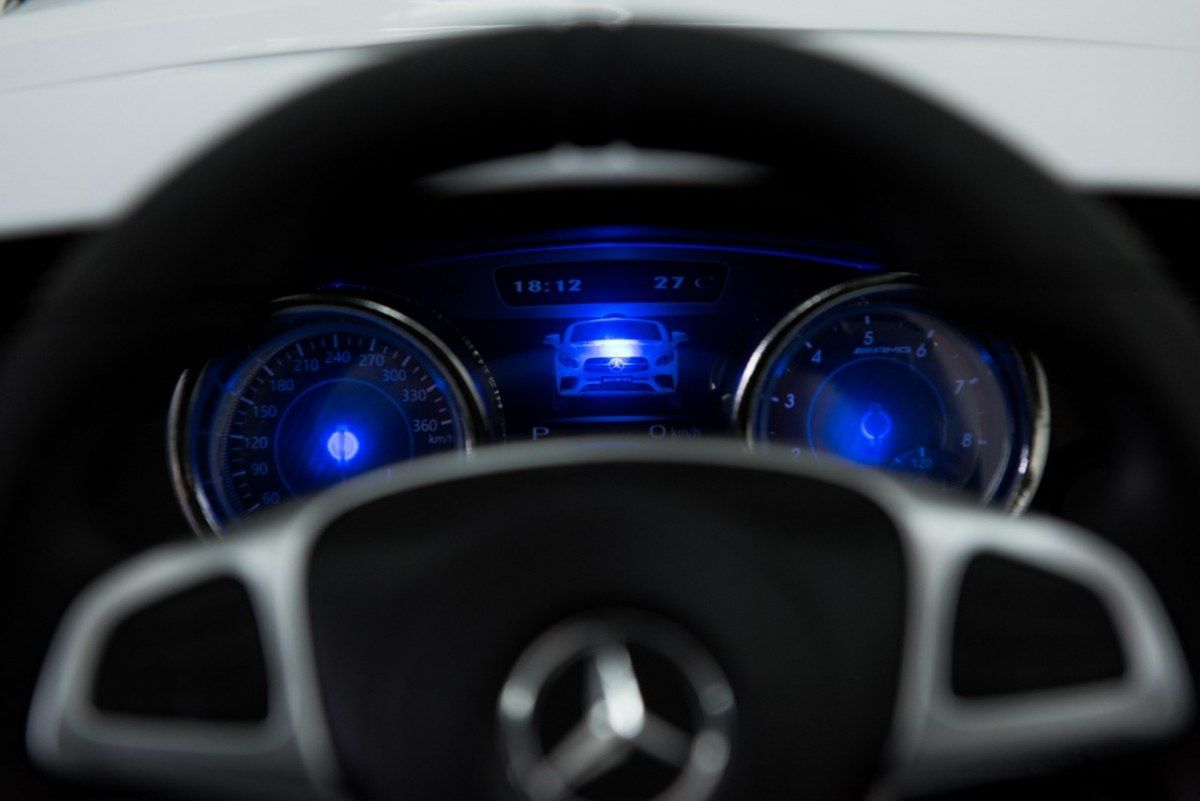 Elektrické autíčko Mercedes-Benz SL65 AMG LAK - modré - obrázek 5