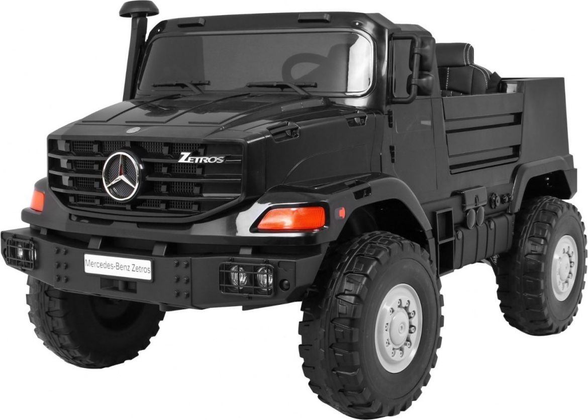 Elektrické autíčko Mercedes-Benz Zetros - černé - obrázek 1