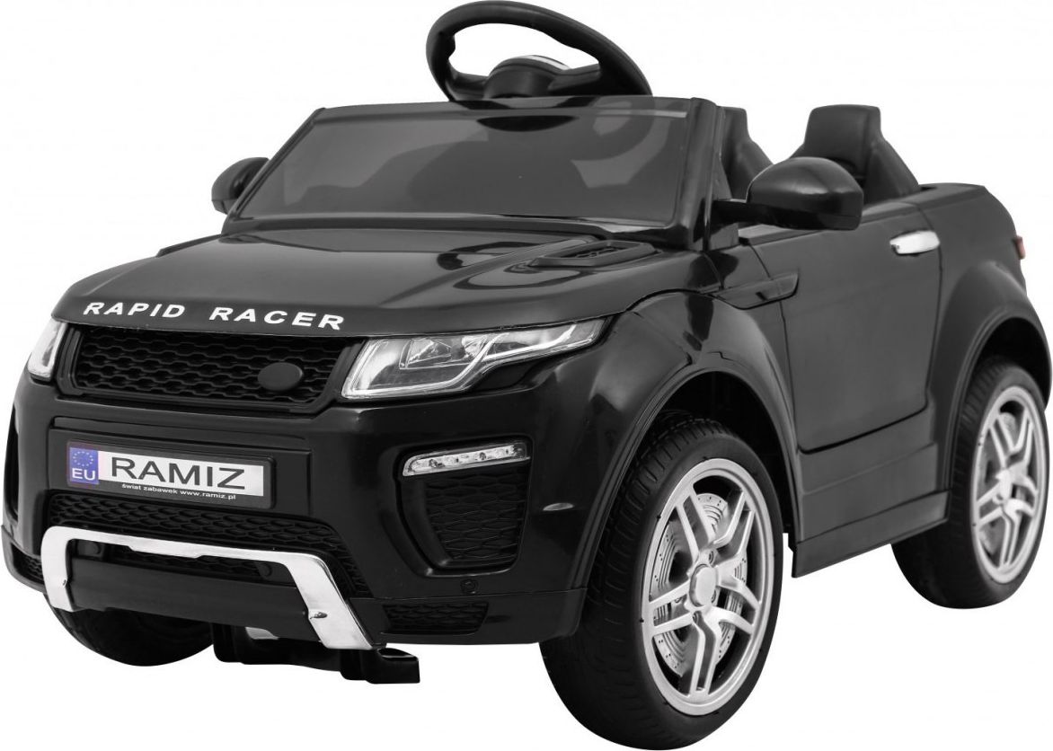 Sportovní elektrické auto Rapid Racer - černé - obrázek 1