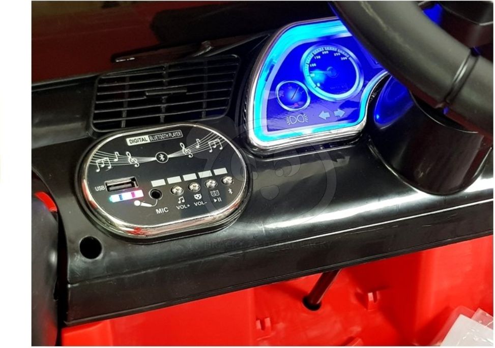 Elektrický Jeep Hummer - červené - obrázek 2