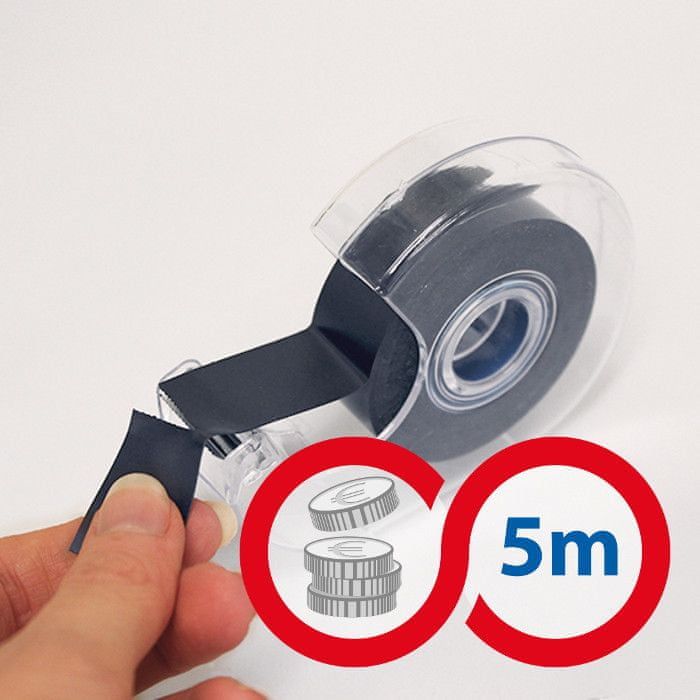 Magsy Samolepicí magnetická páska v cívce 19x0,3 mm - délka 5 m 10125 - obrázek 1
