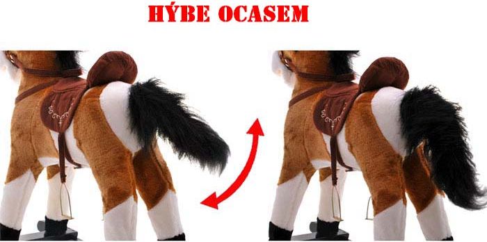 Houpací koník Milly Mally Mustang - tmavě hnědý - obrázek 3