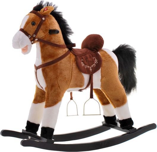 Houpací koník Milly Mally Mustang - tmavě hnědý - obrázek 5