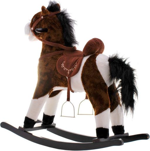 Houpací koník Milly Mally Mustang - tmavě hnědý - obrázek 6