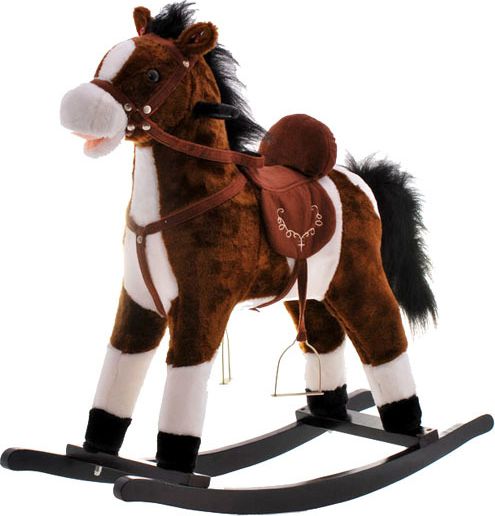 Houpací koník Milly Mally Mustang - tmavě hnědý - obrázek 8