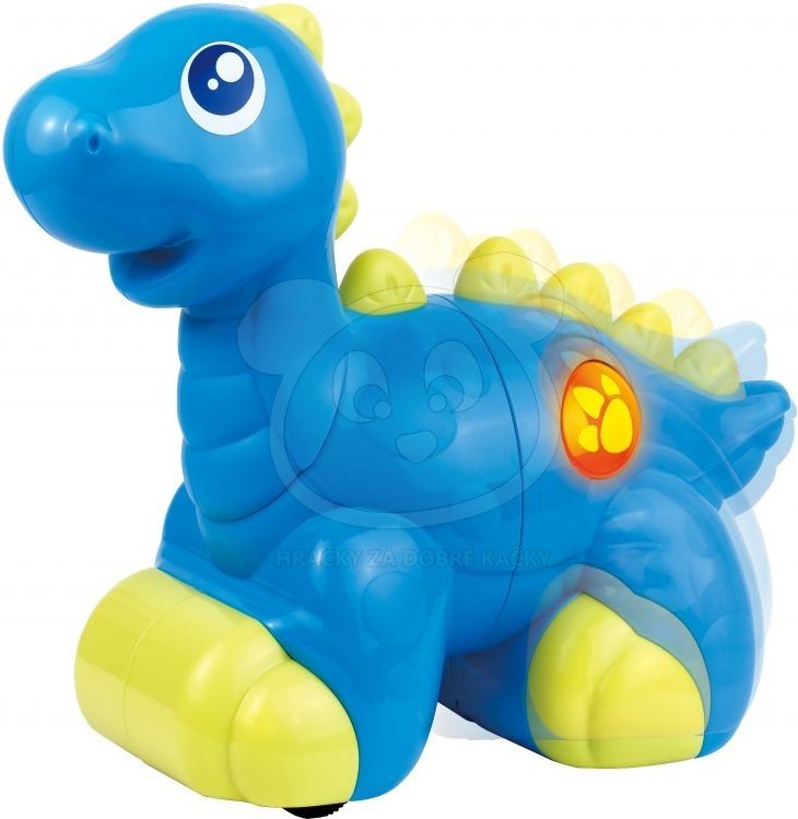 Chodící dinosaurus - modrý - obrázek 3