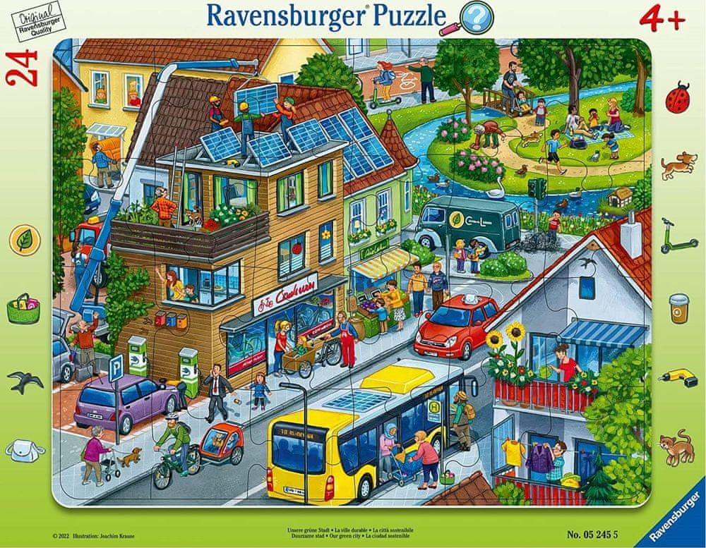 Ravensburger Puzzle Naše zelené město 24 dílků - obrázek 1
